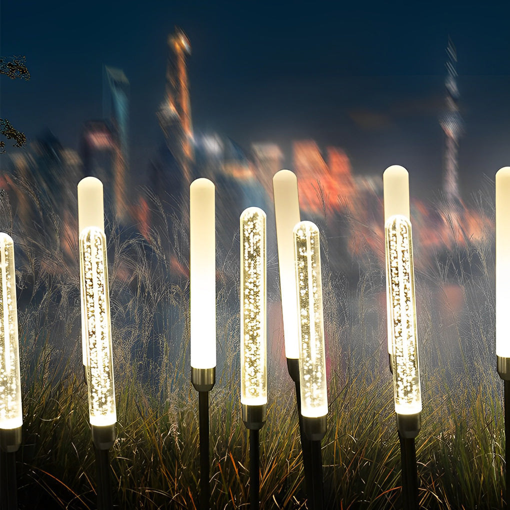 Waterproof Acrylic Crystal Bubble Reed LED Lawn Lights Garden Lights - Dazuma