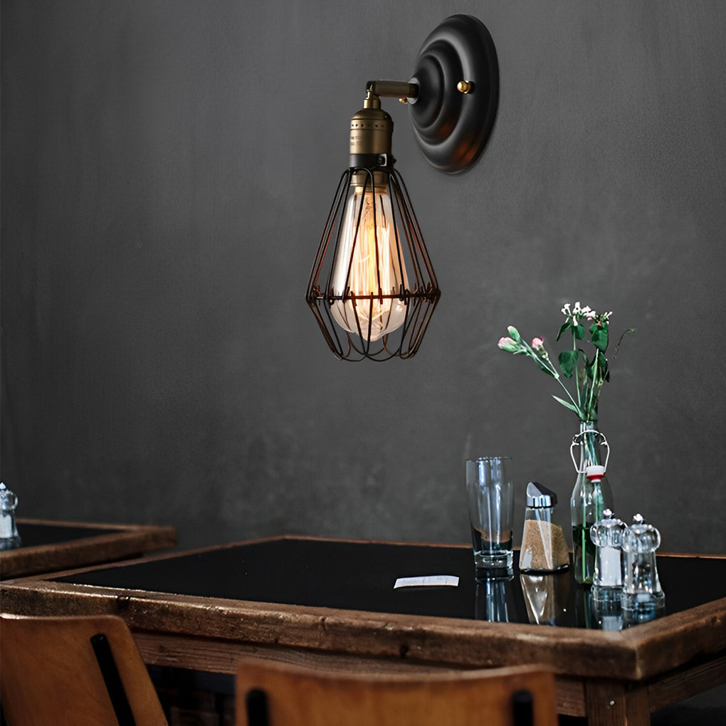 Adjustable Iron Retro Country Industrial Style Wall Lamp Wall Light Fixture - Lamp Outdoor
