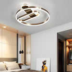 Geometric Circle LED Modern Flush Mount Lighting Ceiling Lights Hanging Light - Lamp Outdoor