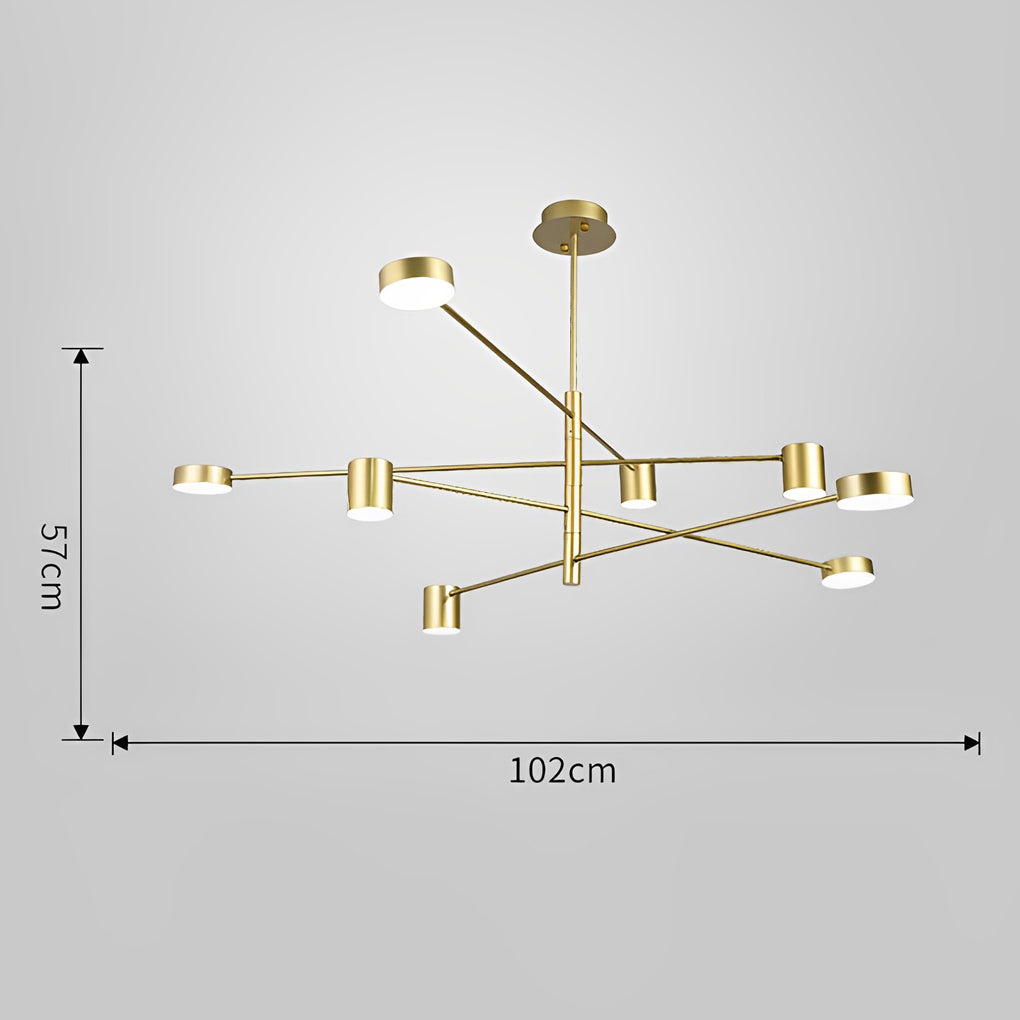 Minimalist Nordic Geometric Pendant Light Metal Acrylic Ceiling Lights - Lamp Outdoor
