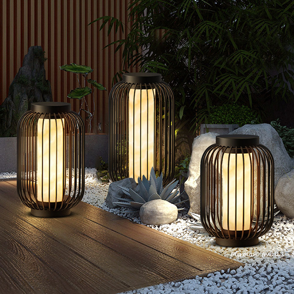 Ray Lantern Solar Rechargeable Outdoor Floor Lamp - Lamp Outdoor