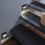 Ray Modern Metal Rectangular Outdoor Deck Step Light - Lamp Outdoor