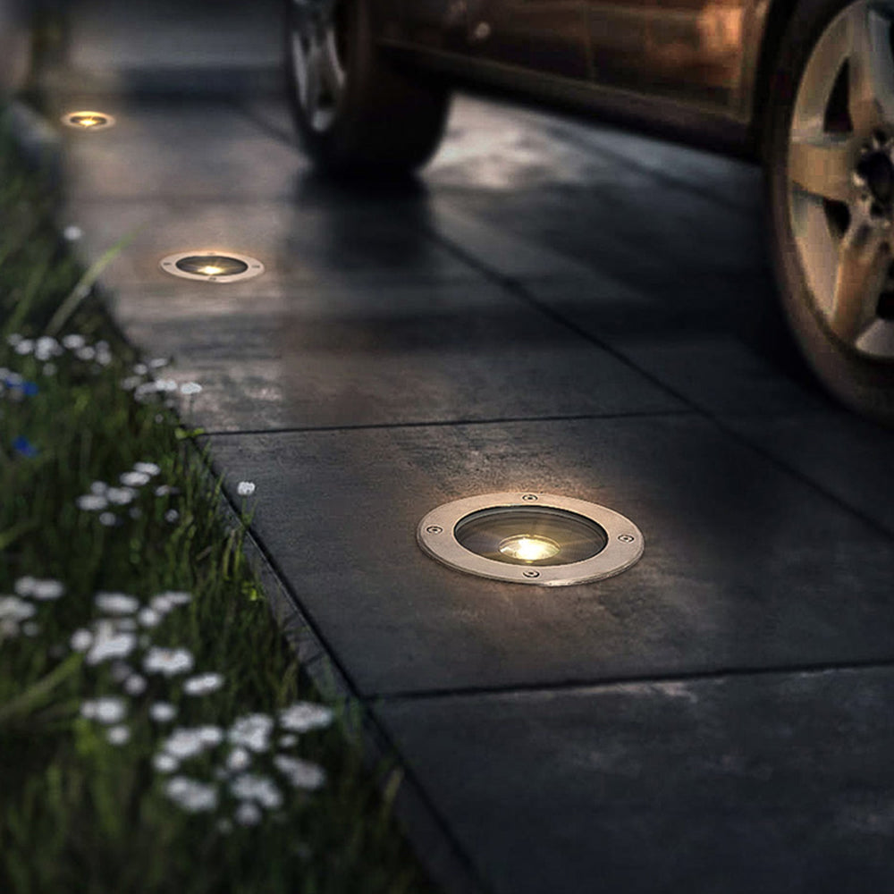 Ray Modern Metal Cylindrical Outdoor Deck Step Light - Lamp Outdoor