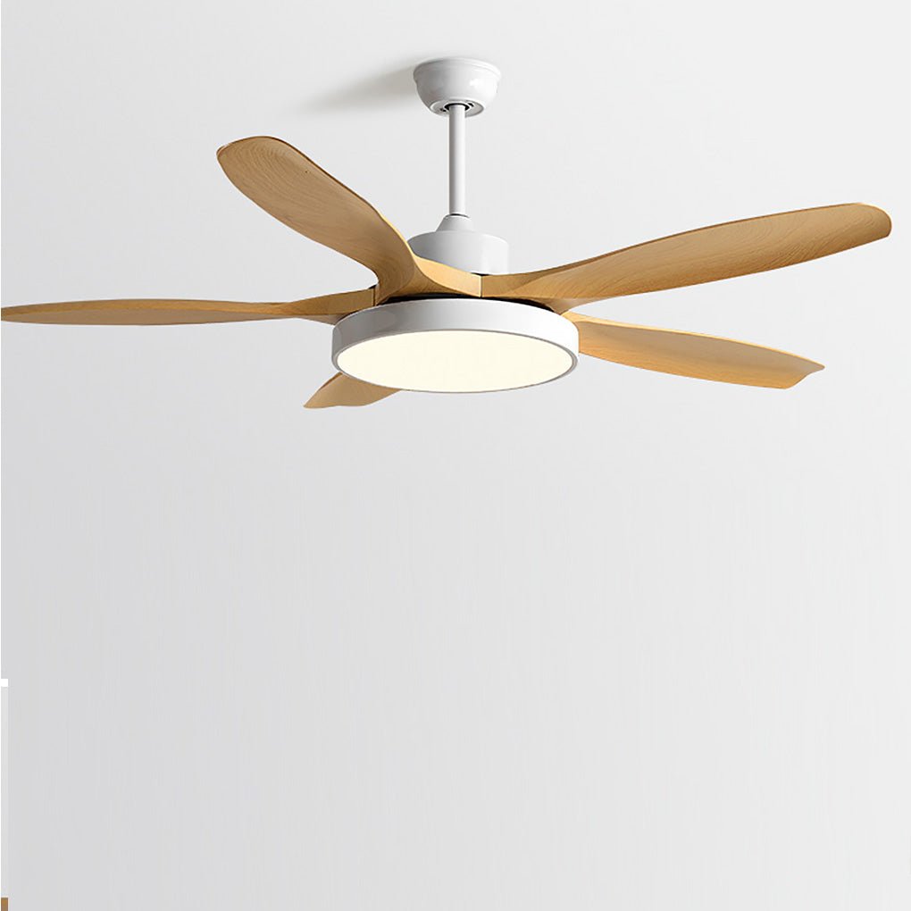 60 Inch Ceiling Fan with Lights and Remote Control Nordic Ceiling Fan Lamp with Silent Inverter - Lamp Outdoor