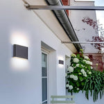 Ray Modern Rectagulart Metal Outdoor Wall Lamp - Letslighting