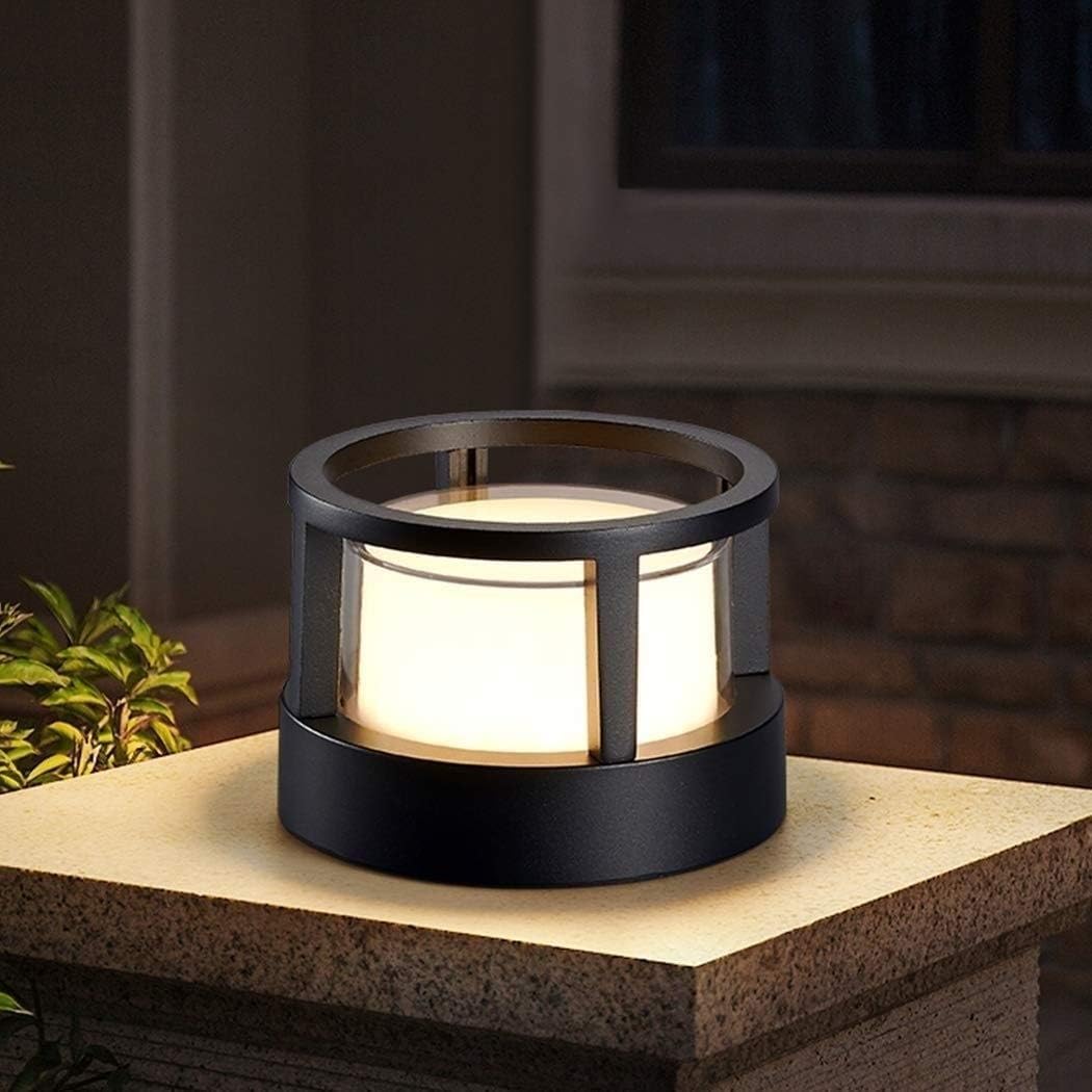 Ray Modern Metal Cylindrical Outdoor Bollard Light - Lamp Outdoor