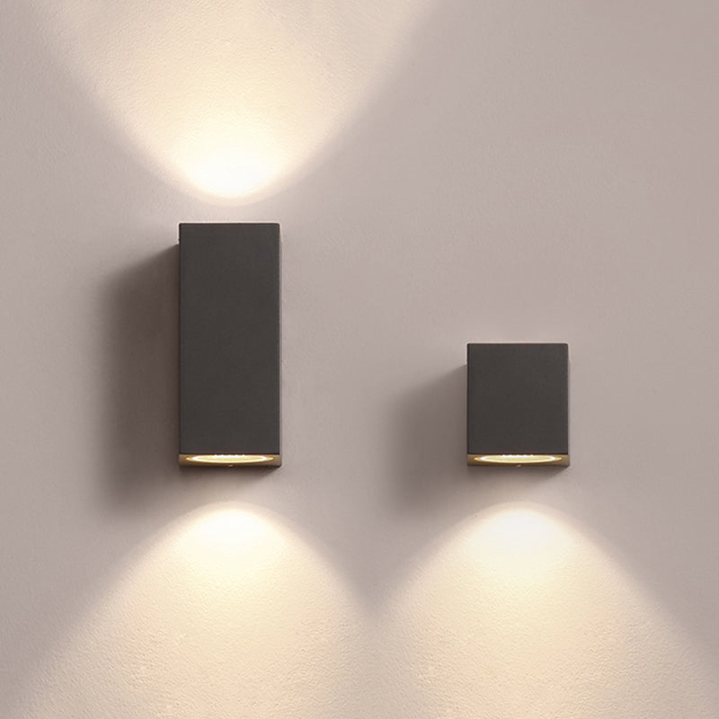 Ray Minimalist Metal Square Outdoor Wall Lamp - Lamp Outdoor