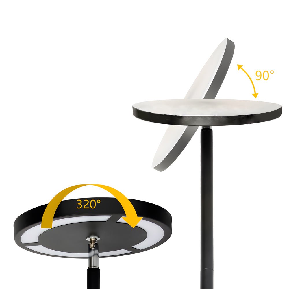 66 inch Dimmable RBG LED Torchiere Adjustable Floor Lamp - Lamp Outdoor