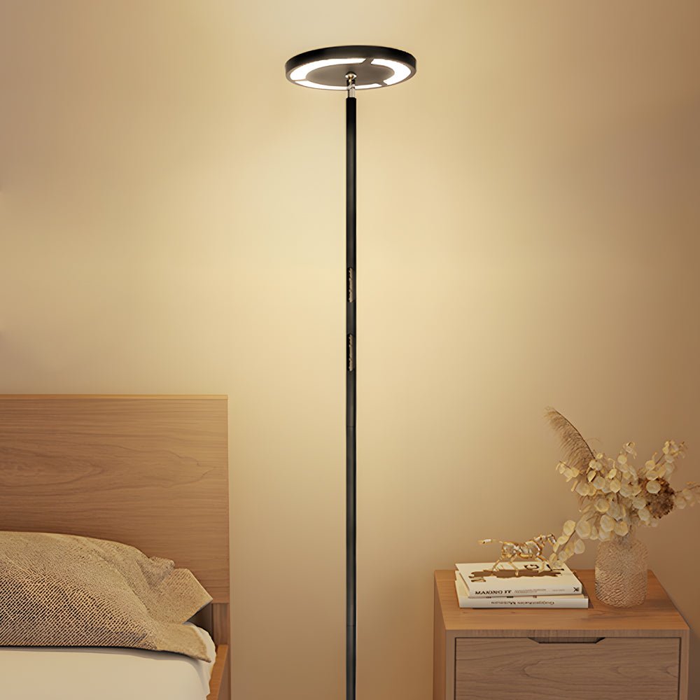 66 inch Dimmable RBG LED Torchiere Adjustable Floor Lamp - Lamp Outdoor