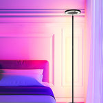 66 inch Dimmable RBG LED Torchiere Adjustable Floor Lamp - Lamp Outdoor