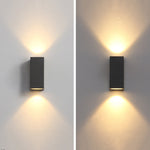 Ray Minimalist Metal Square Outdoor Wall Lamp - Lamp Outdoor