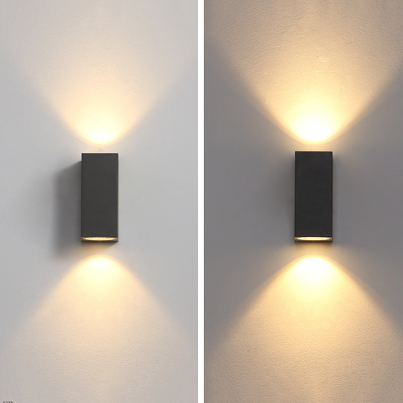 Ray Minimalist Metal Square Outdoor Wall Lamp - Lamp Outdoor