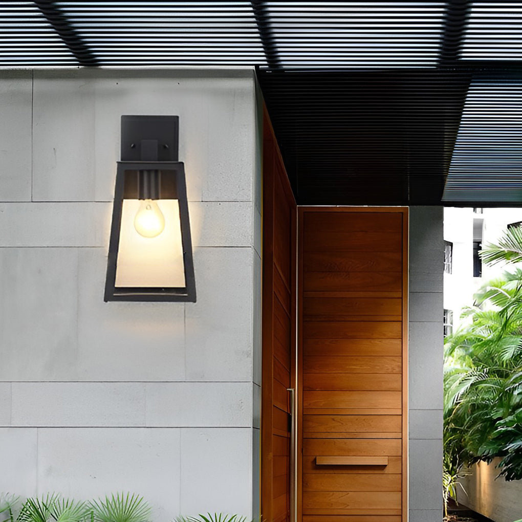 Trapezoidal Waterproof LED Vintage Outdoor Wall Light Wall Sconce Lighting - Lamp Outdoor