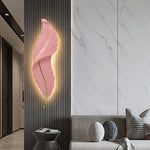 Creative Feather Wall Light LED White Luxury Modern Wall Sconce Lamp Lighting - Lamp Outdoor