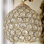 Resin Antique Angel Creative Glass Crystal European Style Wall Lamp - Lamp Outdoor