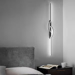 Strip Creative Stepless Dimming 3 Step Dimming Black Modern Wall Lamp - Lamp Outdoor