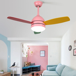 Modern Variable Frequency 6-gear Wind Speed Ultra Silent Kids Ceiling Fan - Lamp Outdoor