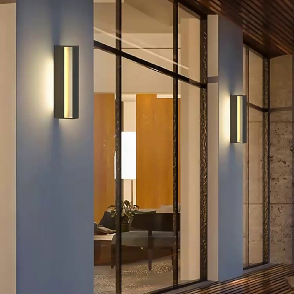 Ray Modern Hollow Metal Acrylic Outdoor Wall Lamp - Lamp Outdoor