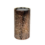 7.3-Inch H Metal Cut-Out Solar Outdoor Lantern - Lamp Outdoor