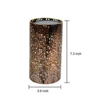 7.3-Inch H Metal Cut-Out Solar Outdoor Lantern - Lamp Outdoor