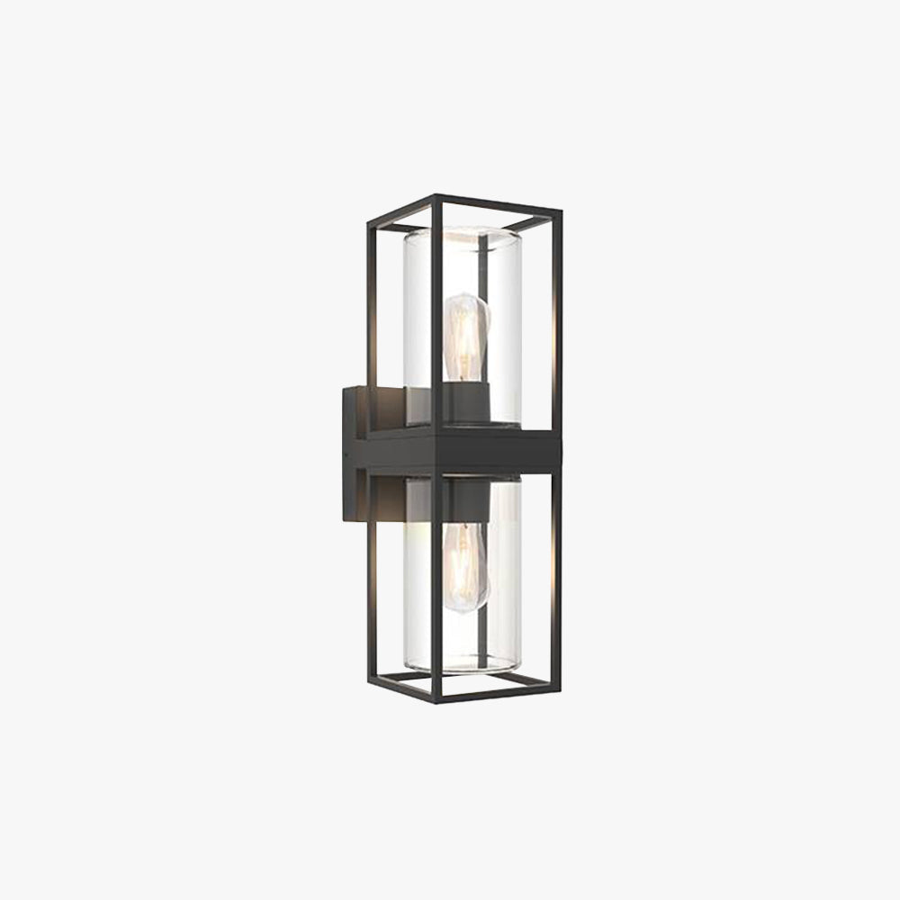 Silva Modern Rectangular Metal Outdoor Wall Lamp - Lamp Outdoor