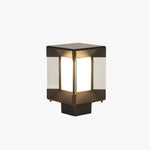 Ray Modern Rectangular Metal Glass Outdoor Lamp - - Letslighting