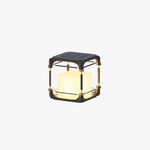 Ray Simple Cube Cuboid Outdoor Floor Lamp Hardwired Solar - Lamp Outdoor