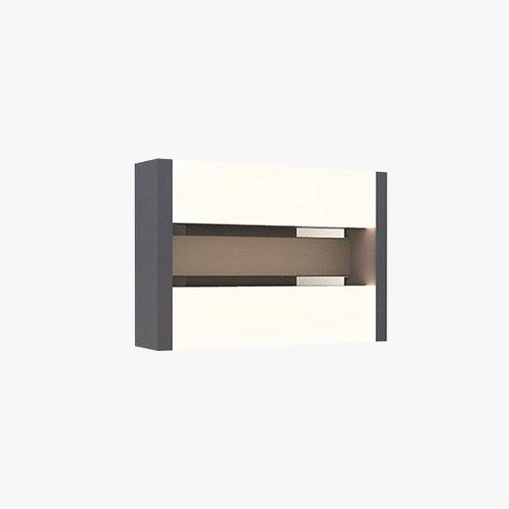 Ray Mondern Rectangular Rotatable Metal Outdoor Wall Lamp - Lamp Outdoor