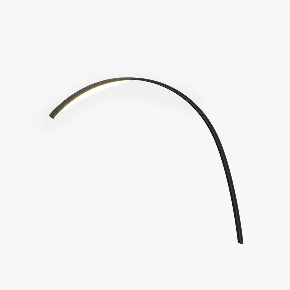 Ray Minimalist Arc Acrylic Metal Ground Lamp Pool - Lamp Outdoor