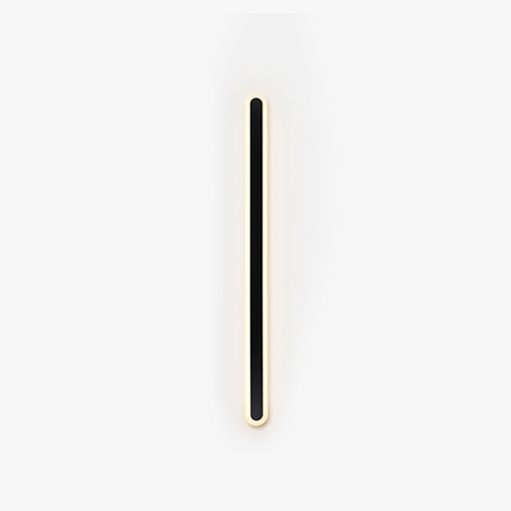 Arisha Minimalist Metal Linear Oval Outdoor Wall Lamp - Letslighting