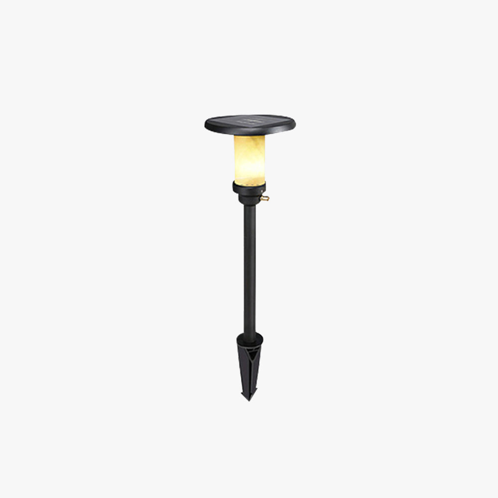 Ray Modern Metal Marble Solor Outdoor Ground Light - Lamp Outdoor