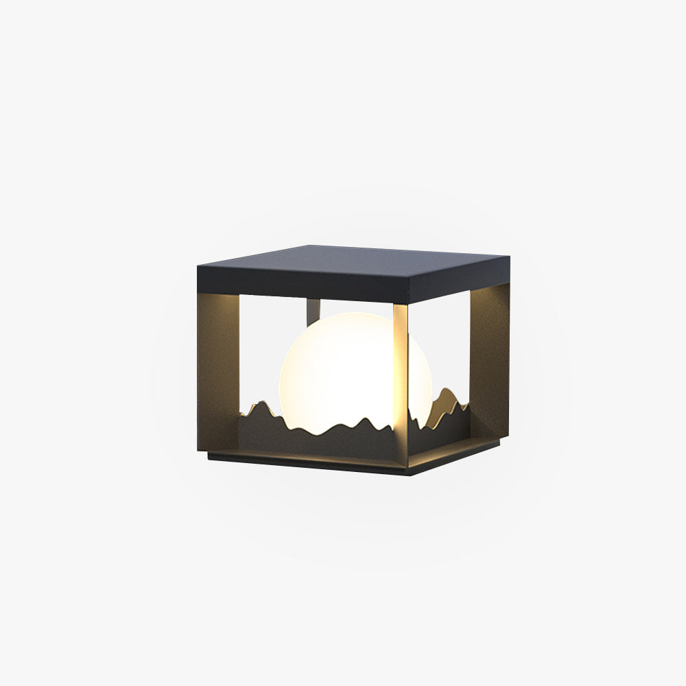 Ray Modern Mountain Metal Outdoor Lamp, Warm Light - Letslighting