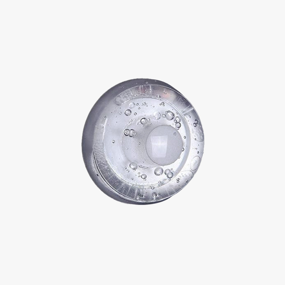 Valentina Waterproof Semi-circular Glass Outdoor Wall Lamp, Transparent - Letslighting