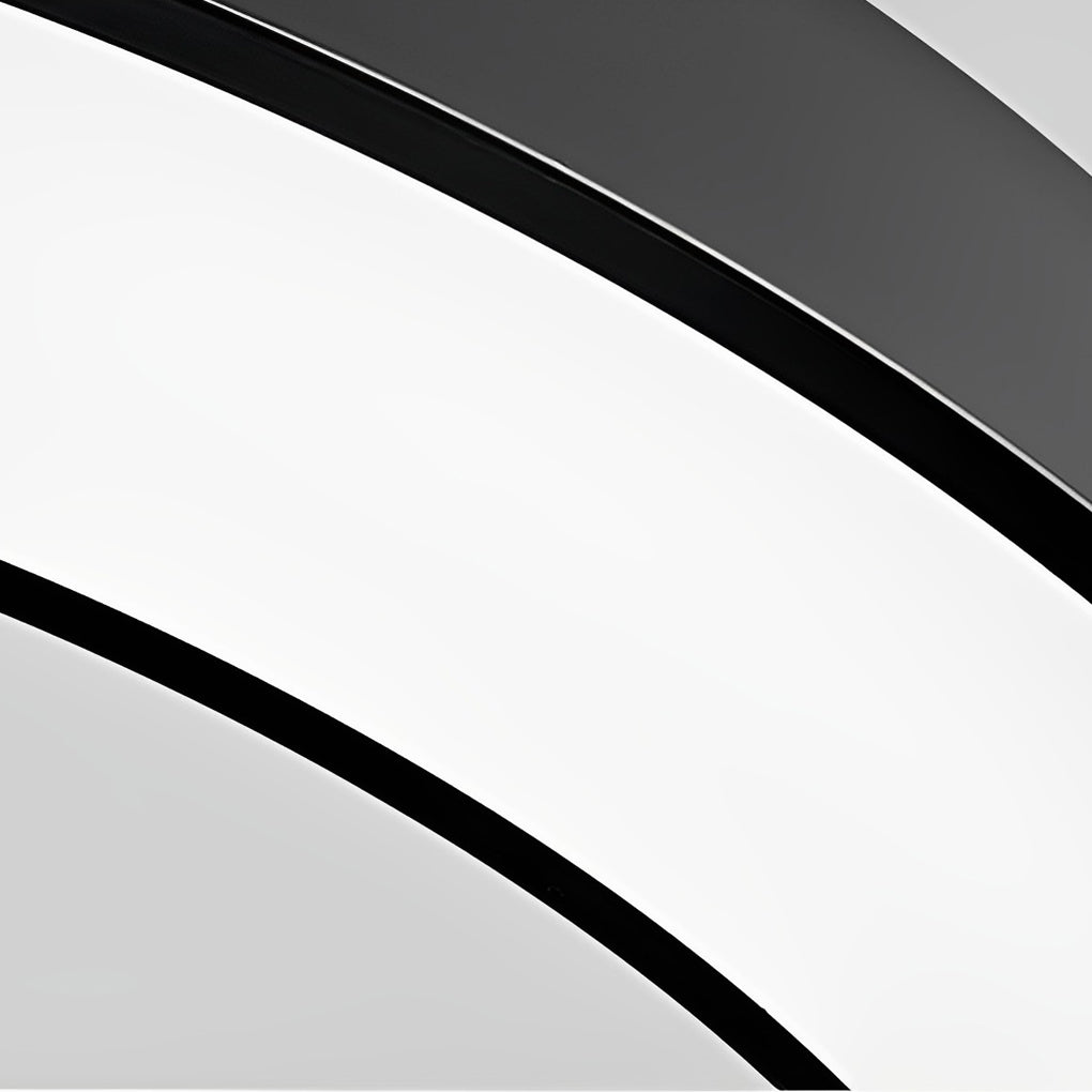 Curved Slim C Shape LED Pendant Half-Circle Hanging Profile Light for Office - Lamp Outdoor