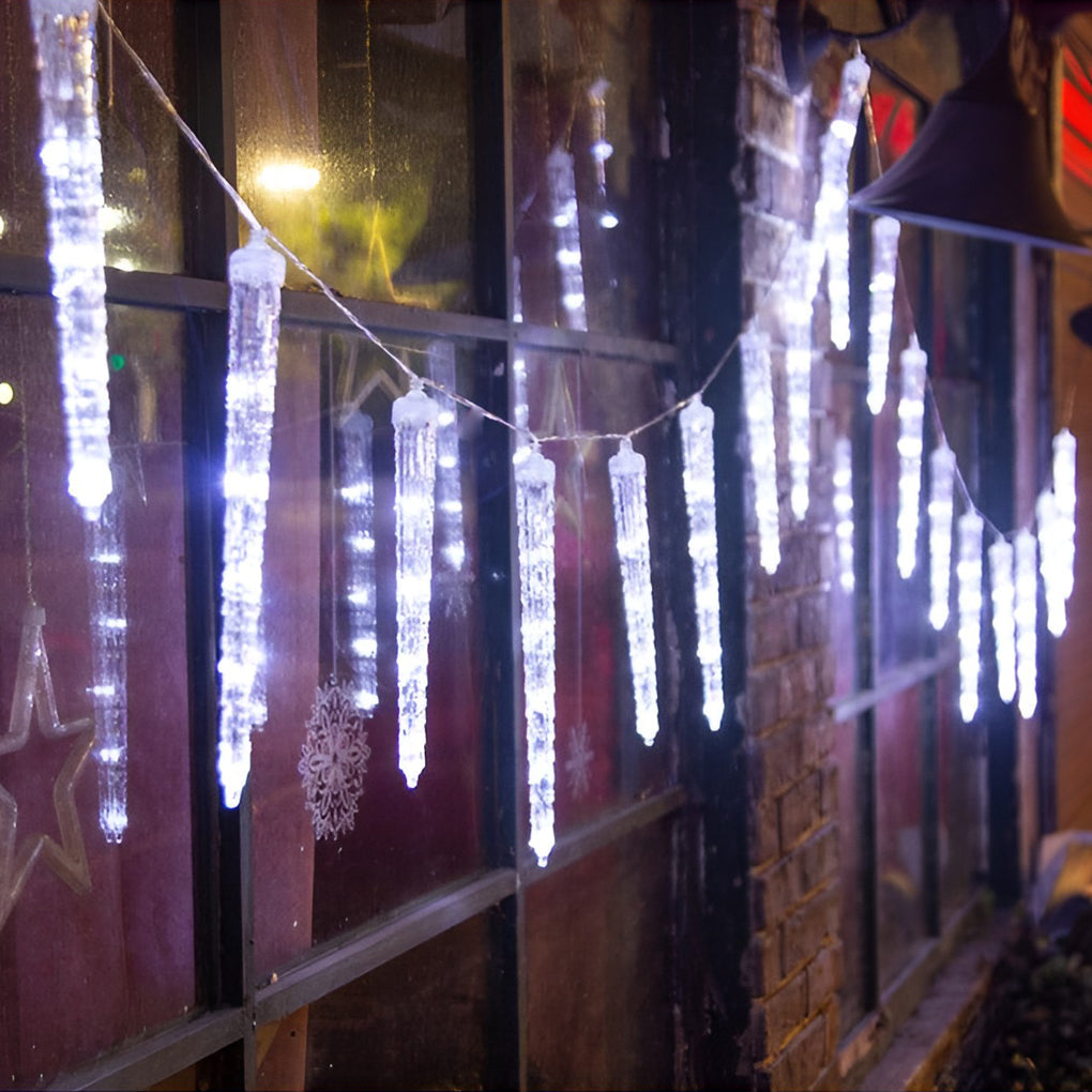 Creative Waterproof Modern Outdoor Solar LED Icicle Lights String Lights - Lamp Outdoor
