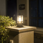 Elegant Vintage Pavilion Black Bollard Lights Retro Outdoor Pathway Lamp - Lamp Outdoor
