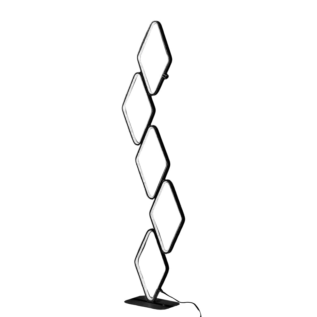 Modern Metal Square Stacked LED Floor Lamp - Lamp Outdoor
