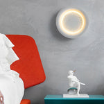 Creative Resin Round Moon LED Nordic Wall Lamp Wall Sconce Lighting - Lamp Outdoor