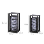 Galvanized Vintage Outdoor Pathway Lights Waterproof IP65 LED Lawn Lamps - Lamp Outdoor
