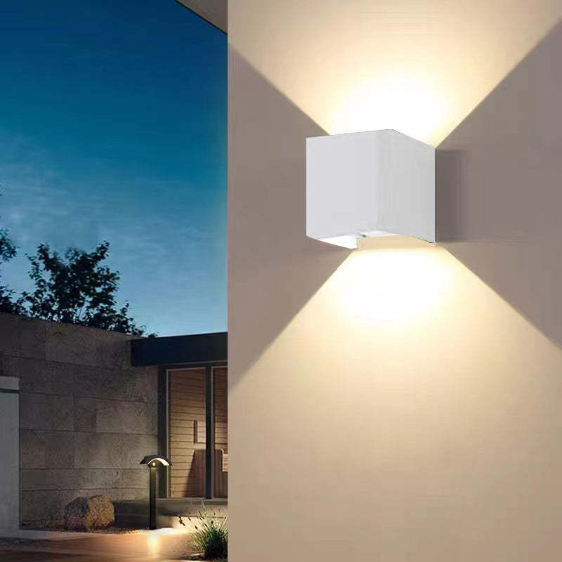 Ray Modern Adjustable Square Outdoor Wall Lamp LED - Letslighting