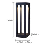 7W Broader LED 4 - Beam Lighting Waterproof Hardwired Landscape Pathway Lights for Garden