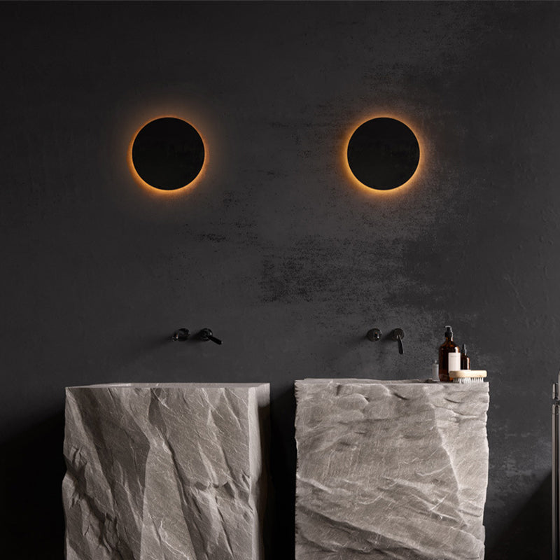 Ray Minimalist Round Square Outdoor Wall Lamp LED - Letslighting