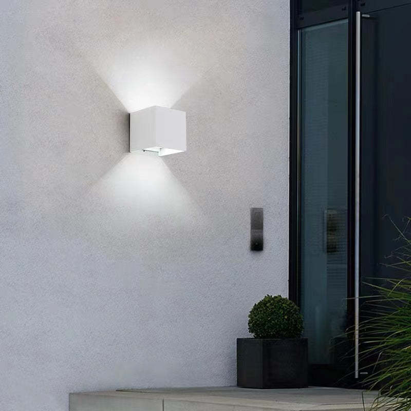 Ray Modern Adjustable Square Outdoor Wall Lamp LED - Letslighting