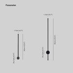 Arisha Minimalist Rotatable Linear LED Outdoor Wall Lamp Corridor Garden - Letslighting