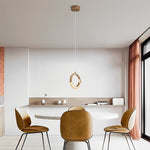 Ring Shaped LED Electroplated Metal Modern Pendant Light Hanging Lamp - Lamp Outdoor