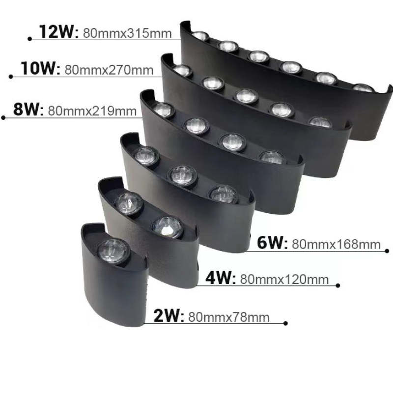 Ray Modern Rectangular Metal Outdoor Wall Lamp Water-Wave - Letslighting