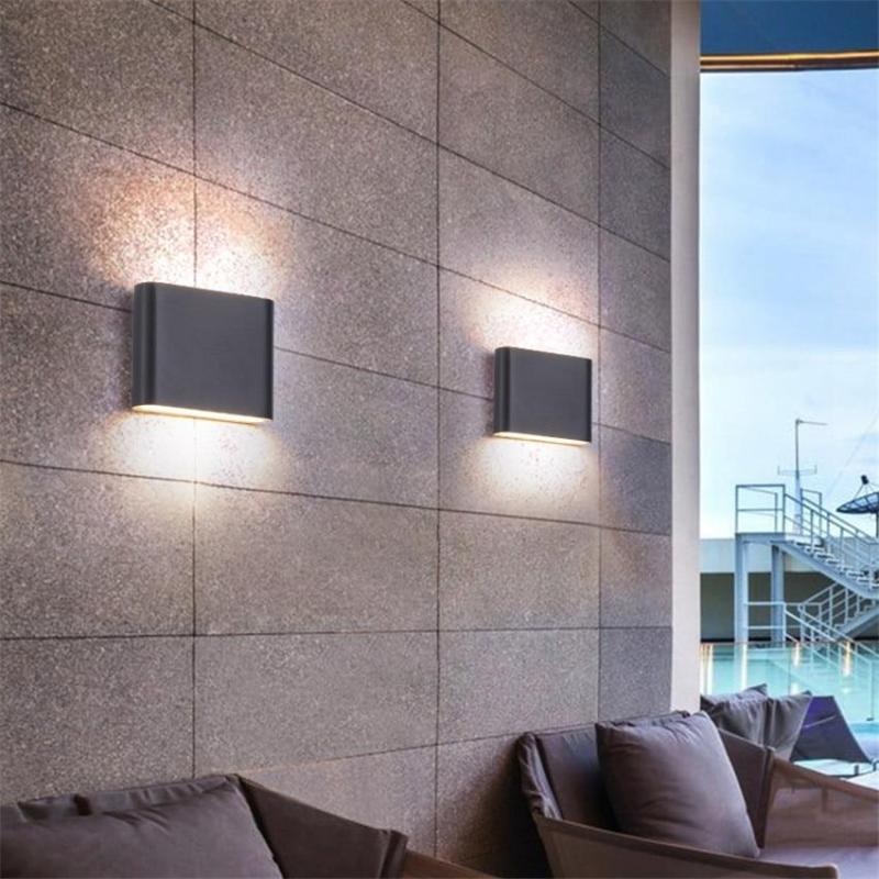 Ray Modern Rectagulart Metal Outdoor Wall Lamp - Letslighting