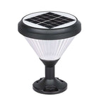 9-In H Waterproof Black Post Solar LED Pier Mount Light - Lamp Outdoor