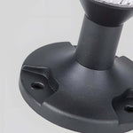 9-In H Waterproof Black Post Solar LED Pier Mount Light - Lamp Outdoor