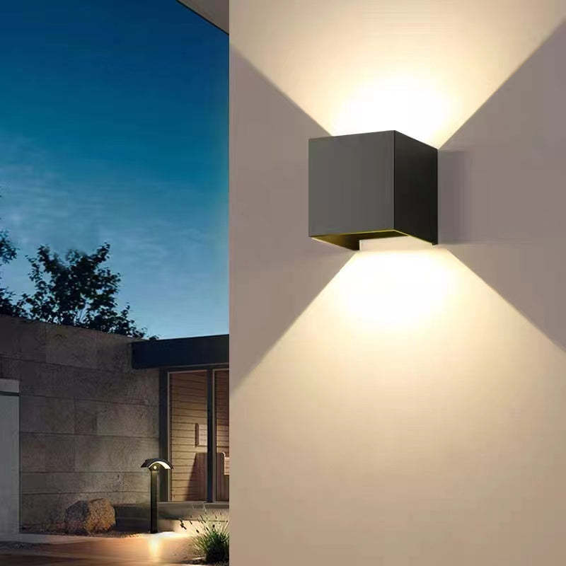 Ray Modern Adjustable Square Outdoor Wall Lamp LED - Letslighting